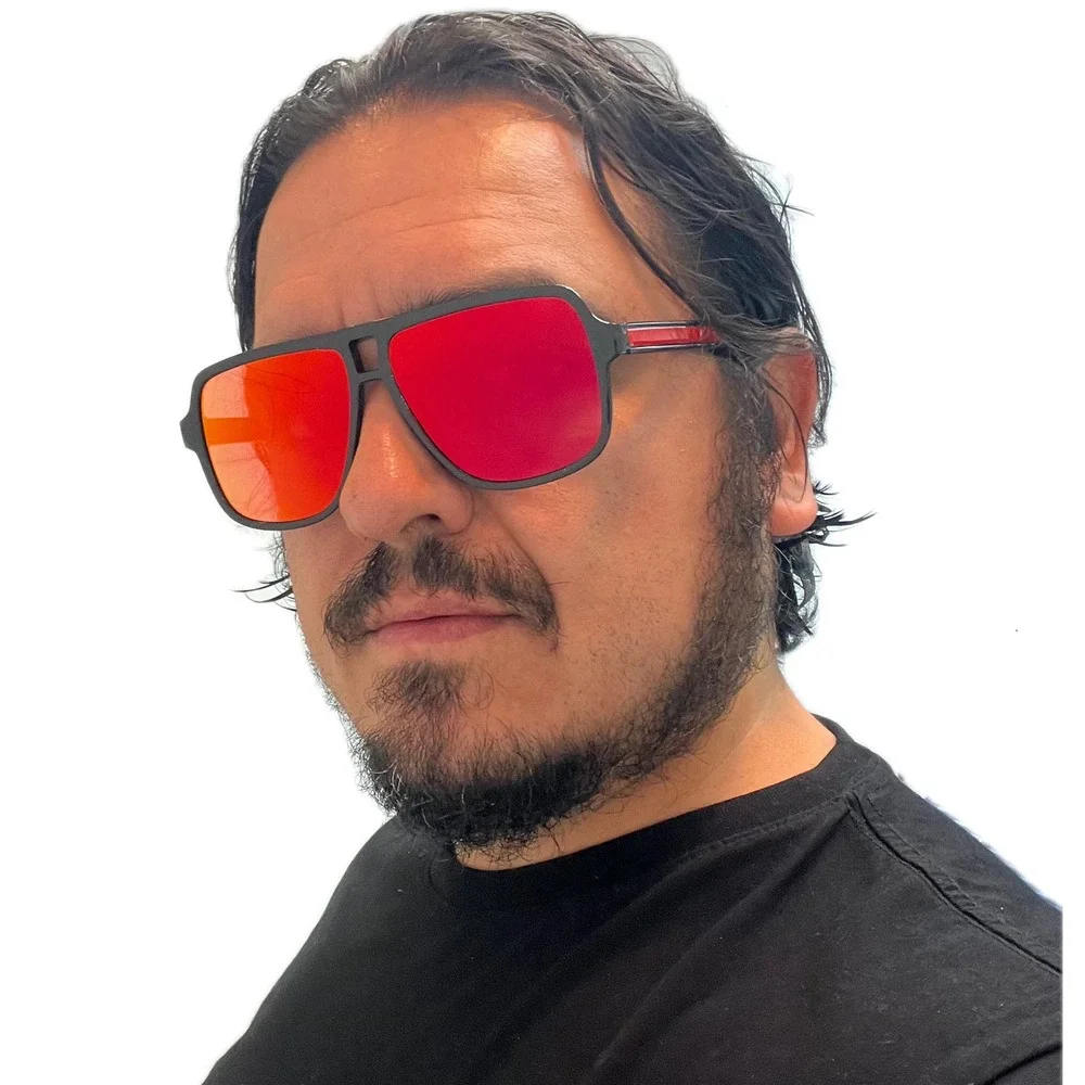 Sport Men Cycling Baseball Golf Running Ski Sunglasses Color Mirror Lens Glasses